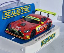 Scalextric C4332: Mercedes AMG GT3 #4 Slot Car ( gt touring 24hr Endurance )