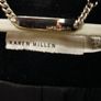Karen Millen Black Velvet Military Coat Image 4
