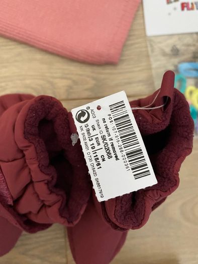 Warm dress socks and next pram boots