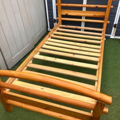 Lovely Sturdy Single Wooden Bed Frame - Can Deliver