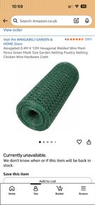 Hexagonal Welded Wire Fence Green Mesh