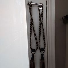 Black & Gold Tiebacks