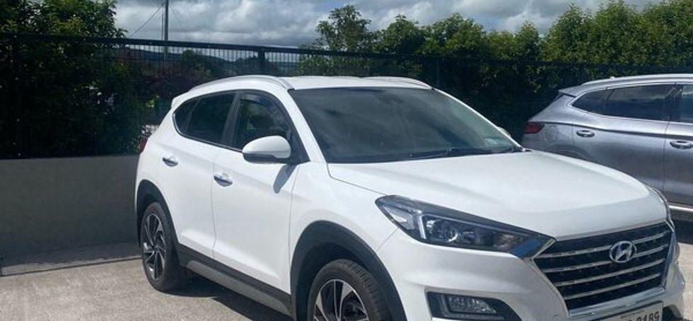 2019 White Hyundai Tucson