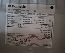 Dometic 77l caravan fridge/freezer