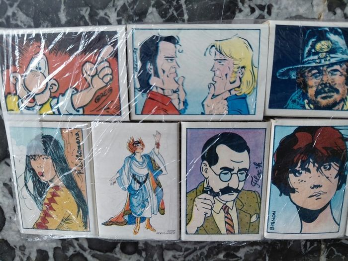 Vintage French matchboxes with all matches inside
