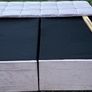 Blush pink double bed base and headboard Image 3