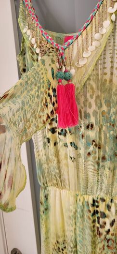 Just M Paris silk animal print jumpsuit Sz S (Fit 8-10UK)