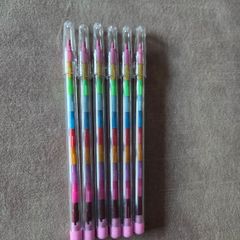 Colouring crayon pencils
