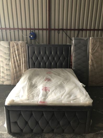 Brand New Double 4ft6 Monaco Bed frame and Memory Foam Mattress