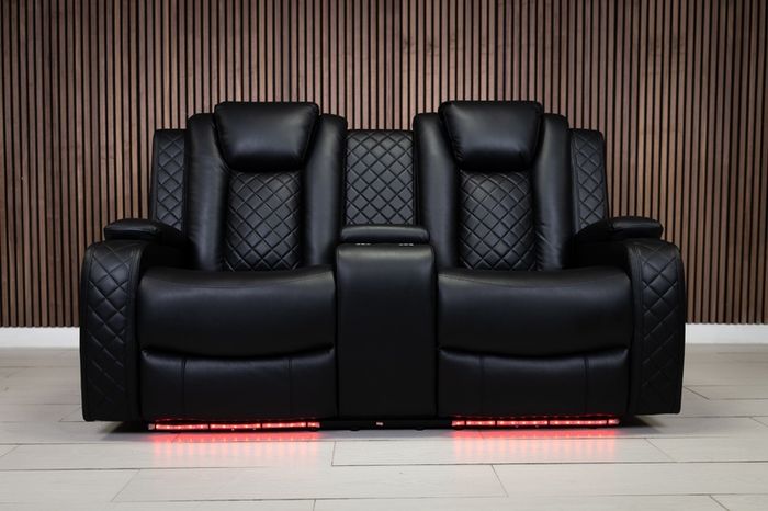 2 Seater Ashbyrne Electric Leather Recliner Sofa