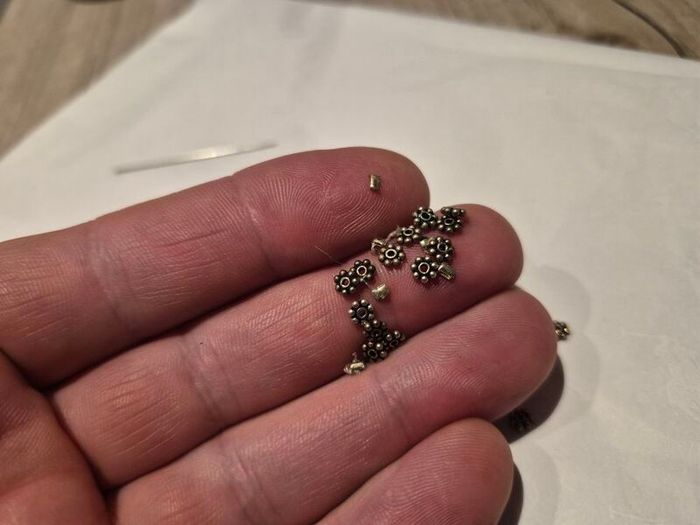 metal Snowflake Spacer Beads
