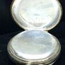 Antique pocket watch, 935 silver case, moonphase calendar, working Image 3