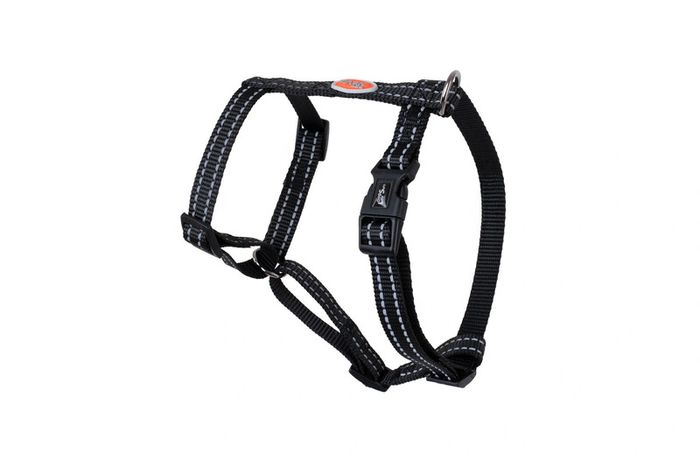 Pet Nova Dog Cat Adjustable Nylon Harness Black XS - XL
