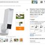 Netatmo Smart Outdoor Surveillance Camera with 105dB Alarm, Wi-Fi, Built-In Lighting, Motion Detection, Night Vision, No Subscription, White, NOC-S-W Image 5