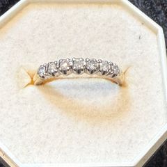 9ct gold diamond ring .33 carat weight size P free register post