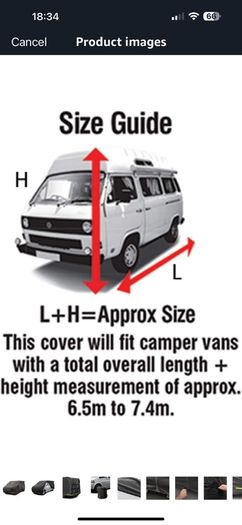 Breathable van cover T25/T3/T4/T5/T6/T7/Transit and others