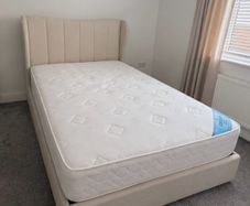 NEXT Double Ottoman Storage Bed + Orthopaedic Mattress