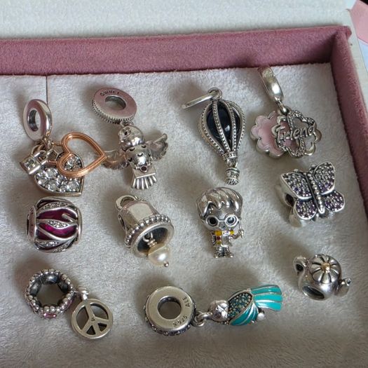 Pandora various charms 18e each charm very good condition hallmarked