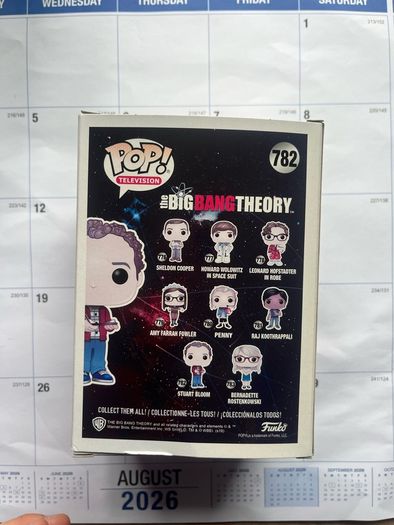 The Big Bang Theory Funko Pops - Sheldon, Leonard, Penny, Raj, Amy Stuart