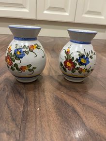 Vintage Hand Painted Vases