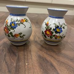 Vintage Hand Painted Vases