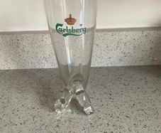 Carlsberg limited addition glass
