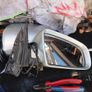 Audi a4 b7 driver passenger side electric wing mirrors glass saloon estate caps parts breaking diesel petrol swap Image 4