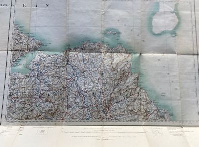 1903 antique Map of Antrim