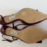 Arezzo slingback heels in burgundy - 6UK Image 4