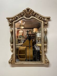 FLASH SALE! Was 295 now 225 ! Elegant Vintage Italian Polychrome Mirror