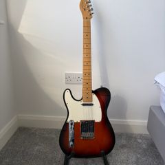 Telecaster, American Made, Left-Handed, Maple Fingerboard, Brown Sunburst