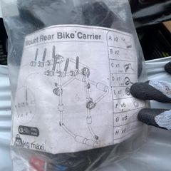 NEW Halfords 3 Bike Carrier Rack