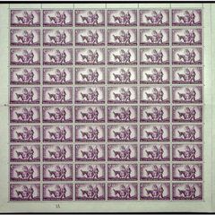 IRELAND 1960 10 x 6 Part Sheet 3p World Refugee Year Examples Margins