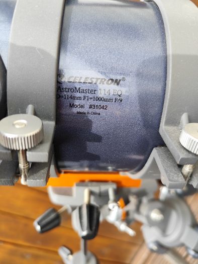 Celestron AstroMaster 114EQ Telescope + Boxed 2x Barlow Lens