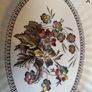 Beautiful Set of Three Vintage Graduated Wade Platters in the Meadow Pattern Image 6
