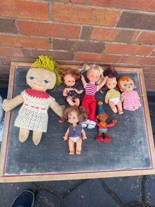 vintage dolls lot