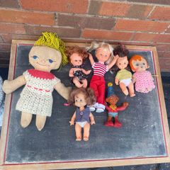 vintage dolls lot