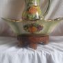 Vintage Staffordshire Ironstone Pitcher & Wash basin set. Image 3