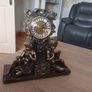 Vintage Cherub Mantel Clock by Academy Image 2