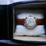 Vintage 14ct Gold Gruen Precision 17 Jewel 32mm James Bond Wrist Watch Image 3