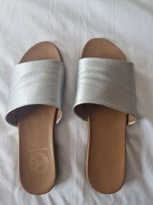 kurt Geiger silver sandals