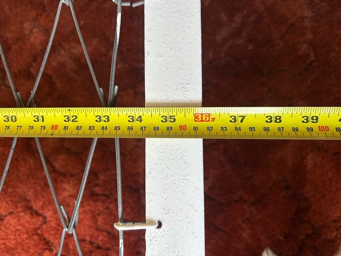 Vintage Mid Century Wooden Single Bed Frame with Metal Spring Base