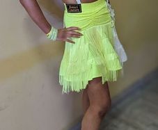 Junior Latin leotard and skirt
