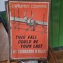 VERY RARE 1950s original Vintage Health and Safety poster. Image 3