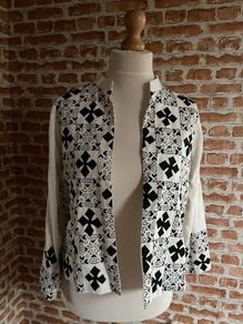 Block print handmade jacket / blazer