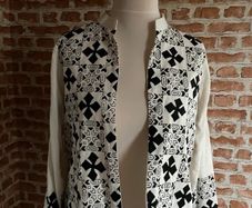 Block print handmade jacket / blazer