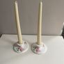 Wedgwood candle holders beautiful in meadow Sweet pattern Image 6