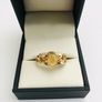 14ct Yellow Gold Opal & Diamond Ring Image 2