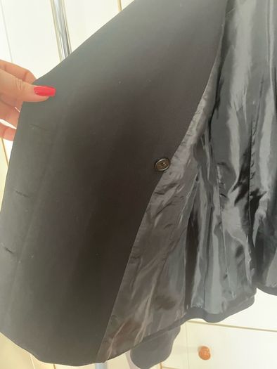 H&M black women's blazer size eur 40, 12 Uk