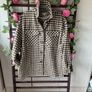 jacket bnwt brown check herringbone Shacket jacket size large Image 3